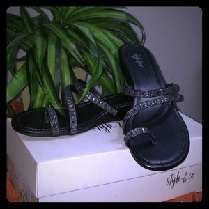 Style & Co. Womens Hayleigh Open Toe Casual Slide